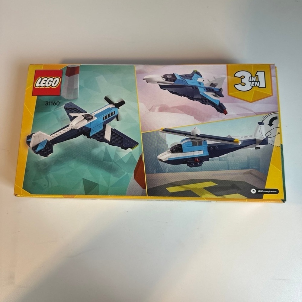 LEGO Creator 3 in 1 Aircraft Race Plane Toy - Building Toy Set 31160 178 Pieces - Picture 6 of 6
